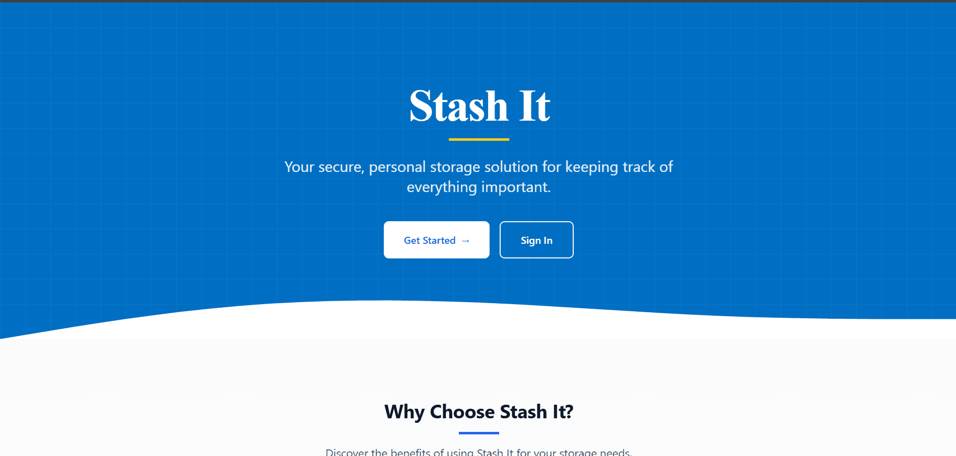 Preview of StashIt